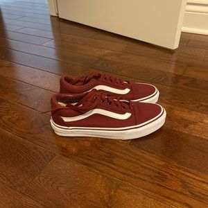Vans Burgundy Sneakers